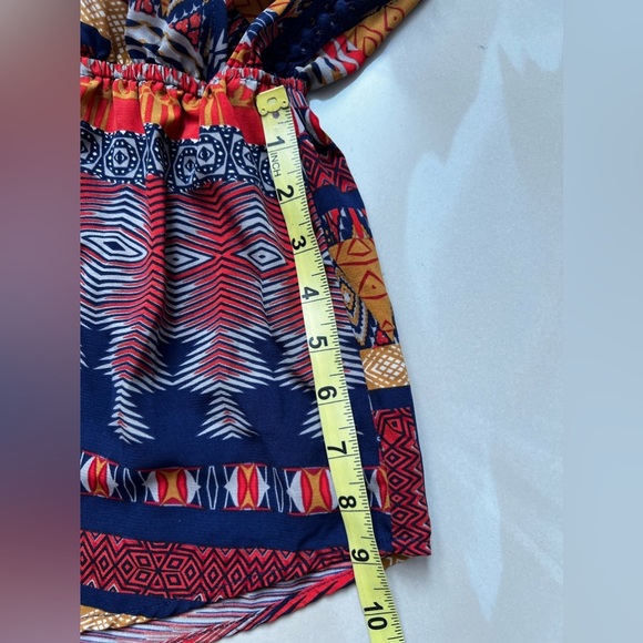 On Twelfth  Floral Romper Size S Sleeveless  Multicolor Shorts Shelf Open Back. - Picture 11 of 16